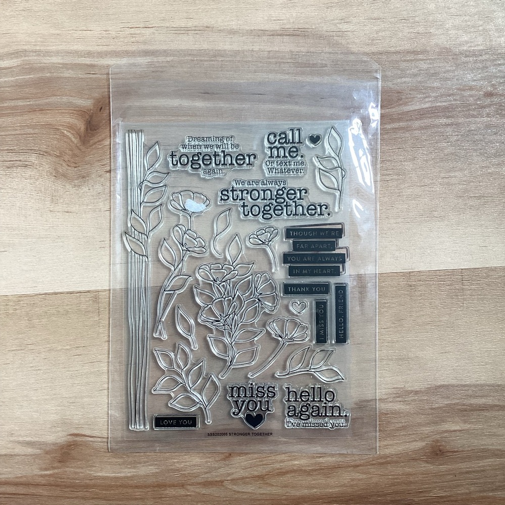 Stronger Together Stamp set Simon Says Stamps | Card making | Scrapbooking